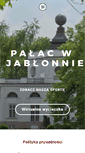 Mobile Screenshot of palacjablonna.pl