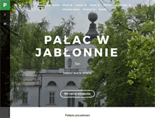 Tablet Screenshot of palacjablonna.pl